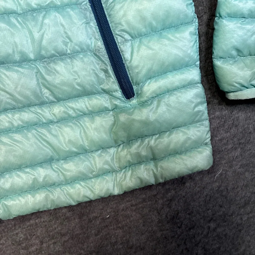Vintage Patagonia Ultralight Down‎ Jacket Mens L Teal Blue 84756SP14 Faded